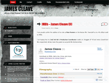 Tablet Screenshot of jamescleave.wordpress.com