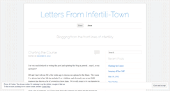 Desktop Screenshot of lettersfrominfertilitown.wordpress.com