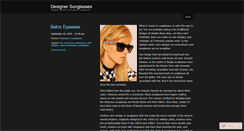 Desktop Screenshot of designersunglass.wordpress.com