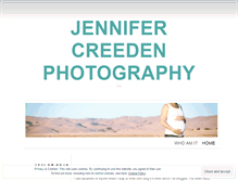 Tablet Screenshot of jennifercreedenphotography.wordpress.com