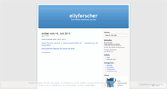 Desktop Screenshot of ellyforscher.wordpress.com