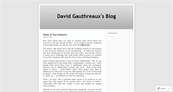 Desktop Screenshot of davidgauthreaux.wordpress.com