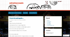 Desktop Screenshot of calculosrenais.wordpress.com