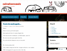 Tablet Screenshot of calculosrenais.wordpress.com