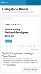 Mobile Screenshot of livingstonebraces.wordpress.com