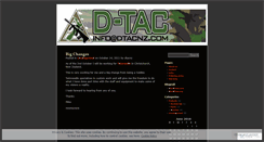 Desktop Screenshot of dtacnz.wordpress.com