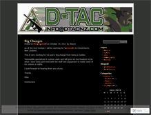 Tablet Screenshot of dtacnz.wordpress.com