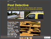 Tablet Screenshot of pestdetectivesurreylangley.wordpress.com