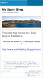 Mobile Screenshot of myspainblog.wordpress.com