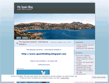 Tablet Screenshot of myspainblog.wordpress.com