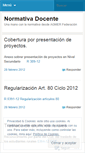 Mobile Screenshot of normativaagmerfederacion.wordpress.com