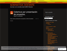 Tablet Screenshot of normativaagmerfederacion.wordpress.com