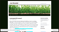 Desktop Screenshot of jhenseler.wordpress.com