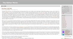 Desktop Screenshot of netherworld.wordpress.com