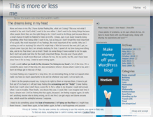 Tablet Screenshot of moreorlessme.wordpress.com