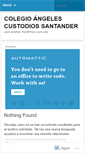 Mobile Screenshot of angelescustodiossecundaria.wordpress.com