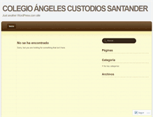 Tablet Screenshot of angelescustodiossecundaria.wordpress.com