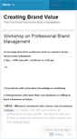 Mobile Screenshot of creatingnetvalue.wordpress.com