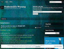Tablet Screenshot of nosferatudjwarning.wordpress.com