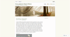 Desktop Screenshot of collarbonezero.wordpress.com