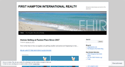 Desktop Screenshot of firsthamptonrealty.wordpress.com