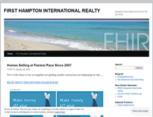 Tablet Screenshot of firsthamptonrealty.wordpress.com
