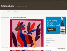 Tablet Screenshot of helenanthony.wordpress.com
