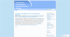 Desktop Screenshot of ceramizer.wordpress.com