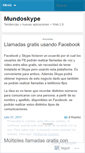 Mobile Screenshot of mundoskype.wordpress.com