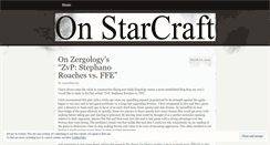 Desktop Screenshot of onstarcraft.wordpress.com