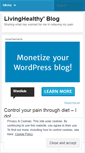 Mobile Screenshot of livinghealthynh.wordpress.com