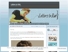 Tablet Screenshot of letterstorob.wordpress.com