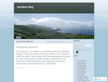 Tablet Screenshot of aamatson.wordpress.com