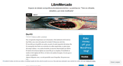 Desktop Screenshot of libremercado.wordpress.com