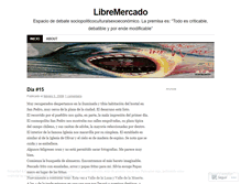 Tablet Screenshot of libremercado.wordpress.com