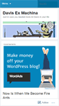 Mobile Screenshot of davisexmachina.wordpress.com