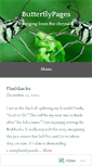 Mobile Screenshot of butterflypages.wordpress.com