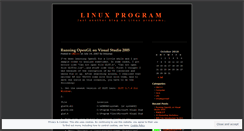 Desktop Screenshot of linuxprogram.wordpress.com