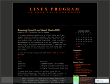 Tablet Screenshot of linuxprogram.wordpress.com