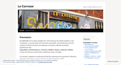 Desktop Screenshot of lecarrosse.wordpress.com