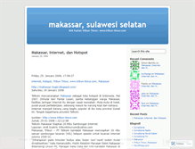 Tablet Screenshot of makassar2008.wordpress.com