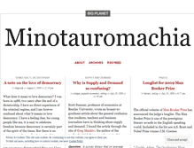 Tablet Screenshot of minotauromachia.wordpress.com