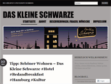 Tablet Screenshot of daskleineschwarzehamburg.wordpress.com