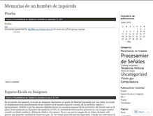 Tablet Screenshot of fierdetregauche.wordpress.com