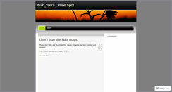 Desktop Screenshot of buyyou.wordpress.com