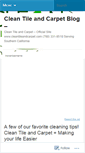 Mobile Screenshot of cleantileandcarpet.wordpress.com