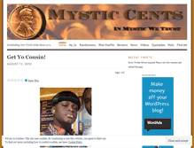 Tablet Screenshot of mysticcents.wordpress.com