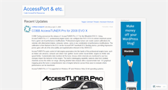 Desktop Screenshot of cobbaccessport.wordpress.com