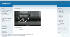 Desktop Screenshot of humorpost.wordpress.com