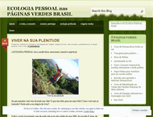 Tablet Screenshot of ecologiapessoal.wordpress.com